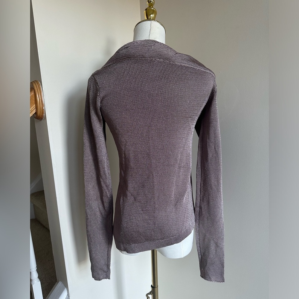Free People Lavender/Mauve Sweater- Size Small - Picture 3 of 10